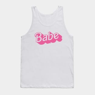 Pink Babe Tank Top